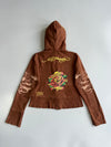 ED HARDY Christian Audigier Rose Print Hoodie (Xs)