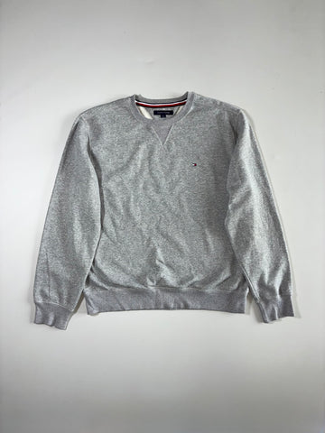 Tommy Hilfiger Fleece Crewneck Sweatshirt  Heather Grey (XL)
