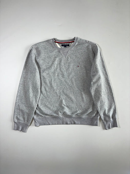 Tommy Hilfiger Fleece Crewneck Sweatshirt  Heather Grey (XL)