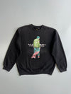 U.S. Army Skull American Flag Graphic Crewneck Sweatshirt (XL)