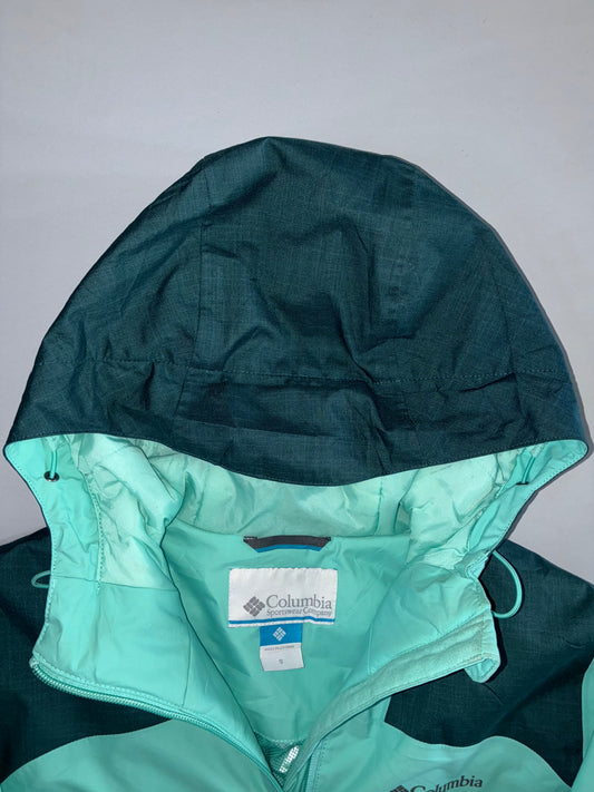 Columbia | Insulated Colour-Block Hooded Jacket | Mint & Teal Women’s M (S/M)