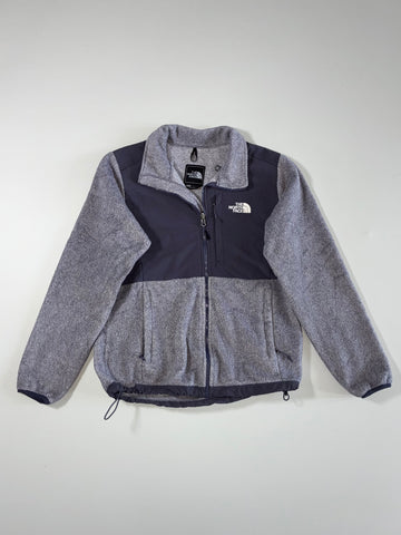 The North Face Denali Fleece Jacket - Grey/Navy (Women’s)(M)