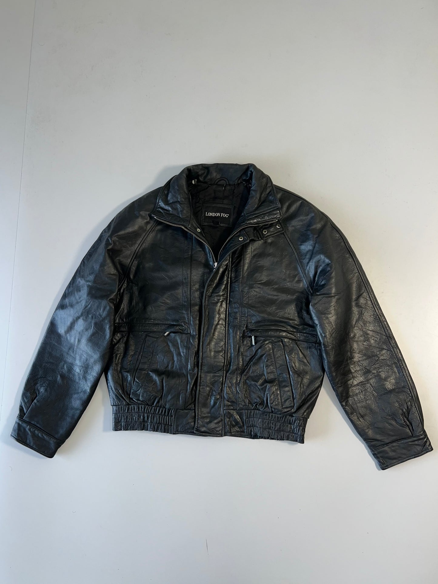 ZSuper Premium Original Leather London fog OG (RARE) jacket (L)