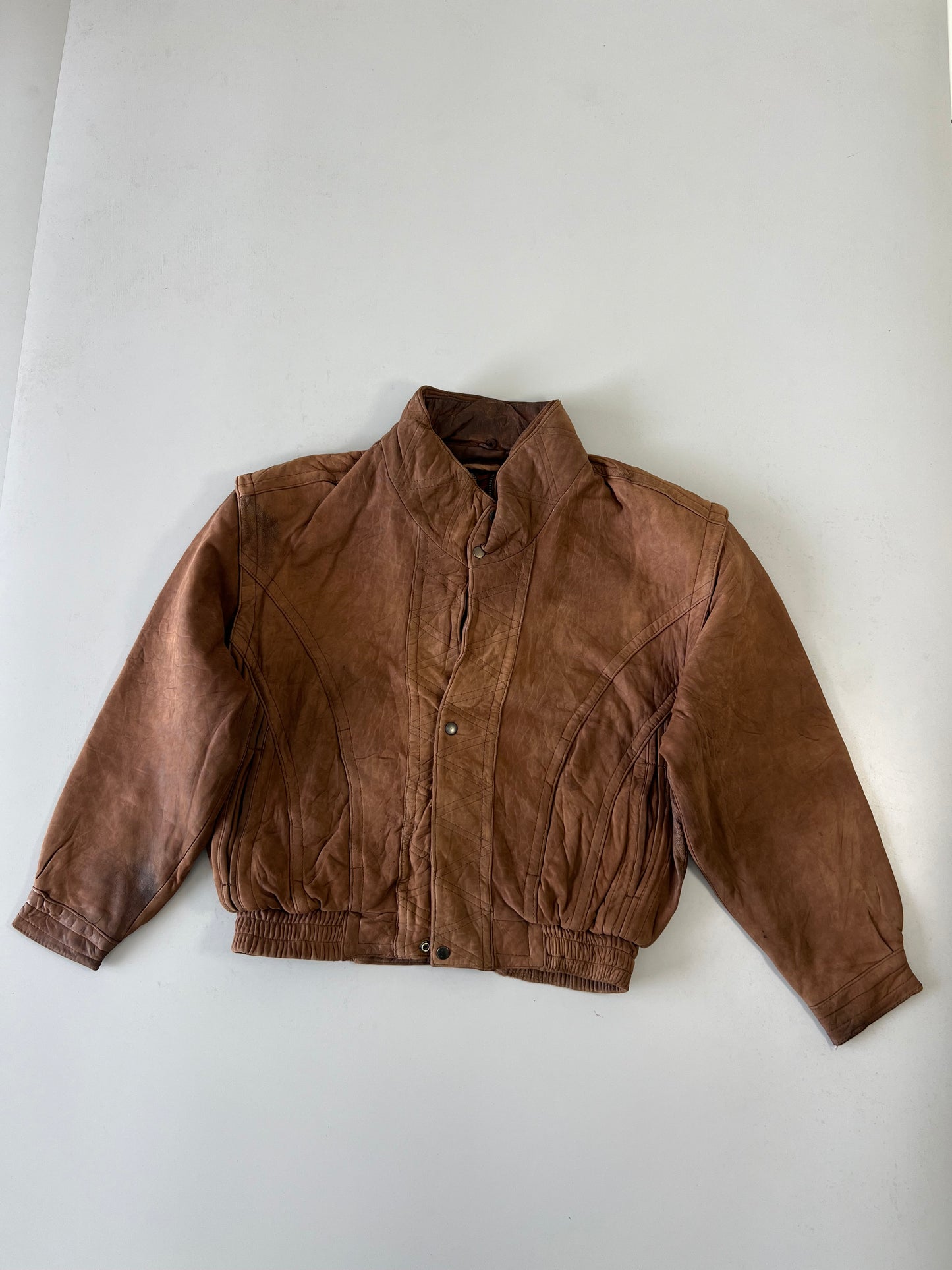 ZSuper Premium Adventure Bond Original Leather Jacket (L)