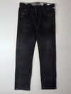 Big Train Osaka Japanese Embroidered Black Denim Jeans – Floral Waistband (W:38) (L:44)