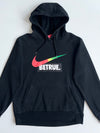 Nike Be True Rainbow Swoosh Hoodie – Black (M)