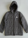 Adidas Grey Hooded Puffer Jacket (S)