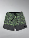 Globe Green Monstera Leaf Print Board Shorts (W:33) (L:16)