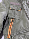 Superdry JPN Military Field Jacket – Olive Sherpa-Lined Multi-Pocket (L)