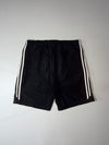 Y2K Adidas Black 3-Stripes Woven Shorts (W:34) (L:19)