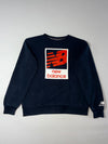 New Balance Big Box Logo Crewneck Sweatshirt – Navy (L)