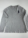Polo Ralph Lauren Grey Big Pony Long Sleeve Tee – (L)
