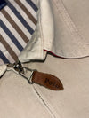 Polo Ralph Lauren Cream Harrington Jacket with Striped Lining (L)