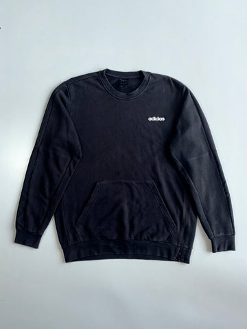 Adidas Essentials Black Crewneck Sweatshirt (XL)
