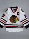 Reebok NHL Chicago Blackhawks #19 Captain Hockey Jersey
White Official Licensed (XS)