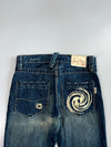 Vintage Japanese Denim Heavy Distressed Straight Jeans(W:30 |L:38)