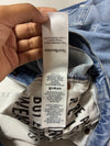 New Straight Long Leg Distressed Button-Fly Denim Jeans (W:30) (L:42)
