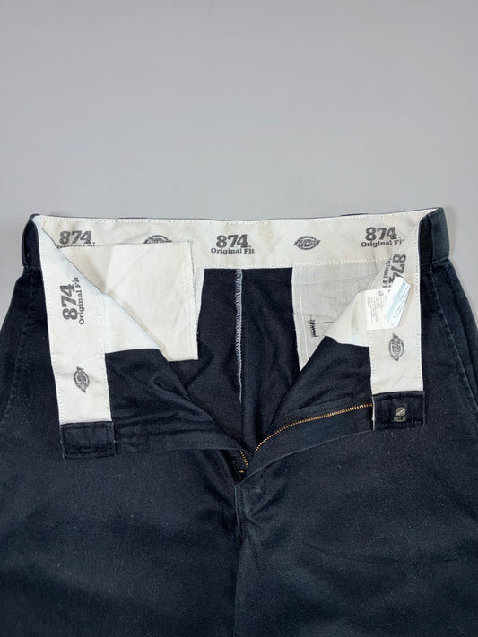 Dickies 874 Original Fit Black Work Pants (W:34|L:42)
