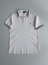 Polo Ralph Lauren White Custom Slim Fit Polo T-Shirt (M)