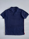 U.S. Polo Assn. Since 1890 Custom Fit Colorblock Panel Polo T-Shirt  Navy/Red (L)