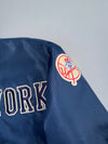 New York Yankees Satin Bomber Jacket | Navy MLB Starter-Style | Felco by Starter (M/L)