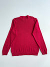 Chaps Red Cotton Knit Crewneck Sweater – (XL)
