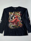 Rock Chang Samurai Dragon Graphic Long Sleeve Tee (2XL)