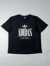 Adidas Original Sports Brand Big Logo Graphic Tee Black Men’s (L)