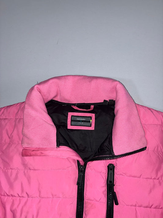 Superdry Pink Quilted Puffer jacket Women’s (S)