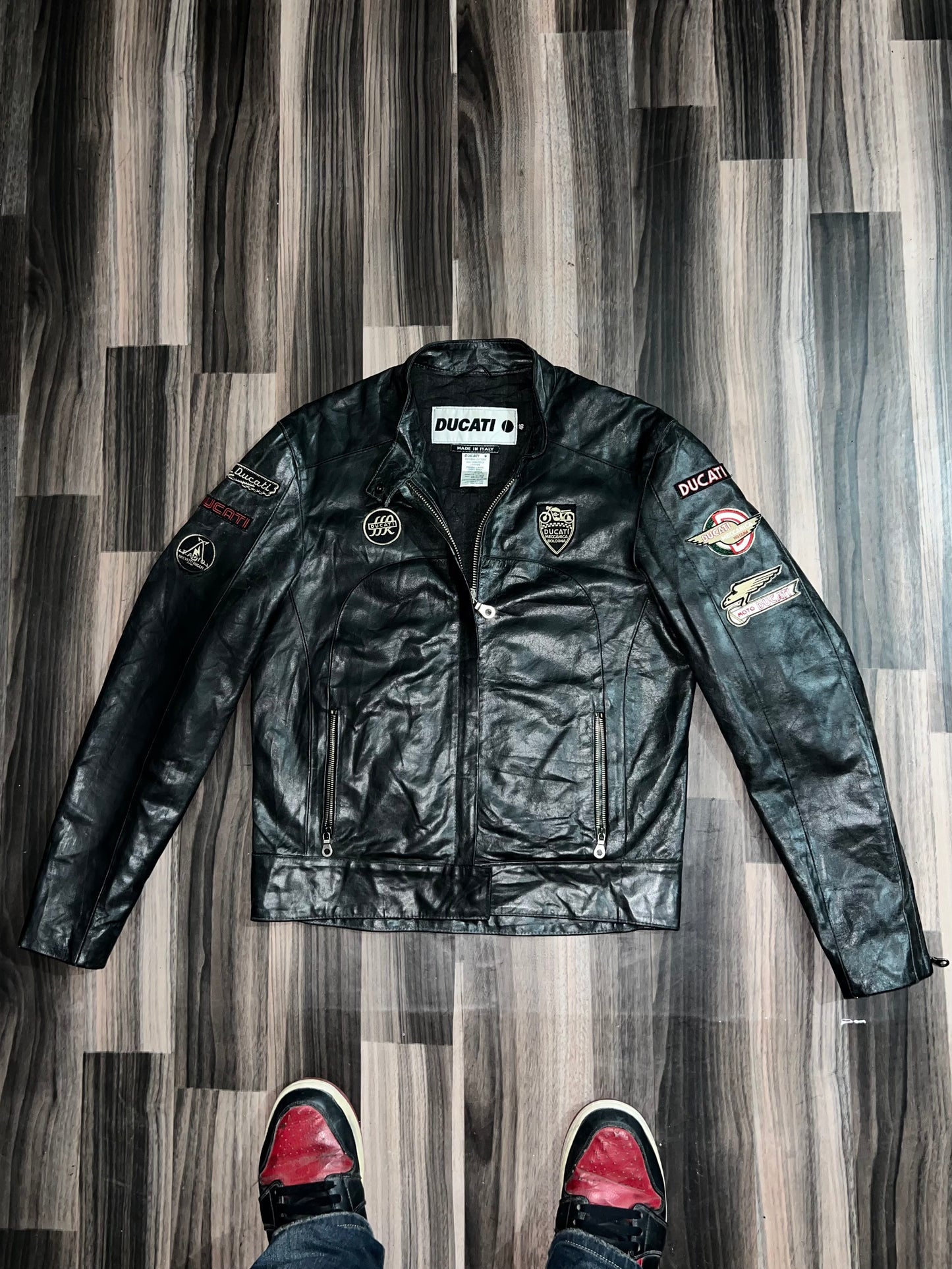 ZDUCATI* Genuine Leather Jacket (S/M)