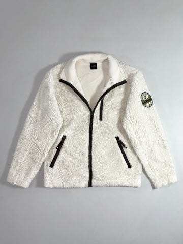 Topten Sherpa Jacket Off-White "Colorado Mountain Valley" Patch (M)