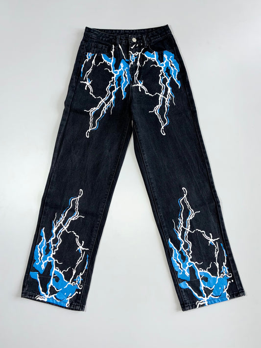Korean Style Premium Baggy Jeans (W:26|L:41)
