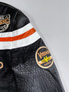 Vintage USA Classic Racing Leather Jacket Castrol, Goodyear, Michelin, Veedol Patches (L/XL)