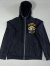 Jizo Bosatsu "Master Freedom" Japanese Embroidered Zip-Up Hoodie (L)