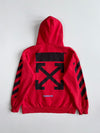Off-White | Red Mona Lisa Temperature Print Hoodie (M/L)