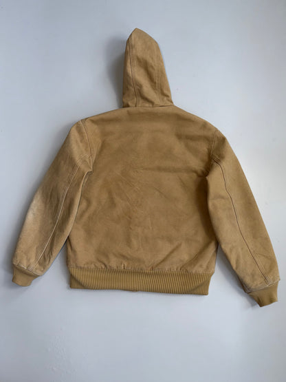 !         Vintage Carhartt Duck Canvas Hooded Active Jacket (RARE) (M/L)