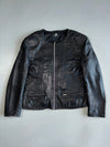 Round-Neck Ultra Premium Leather Jacket (M)