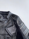 Harley-Davidson Watt Slim Fit Leather Moto Jacket Black | CE Armored | Mesh Lined (XL)