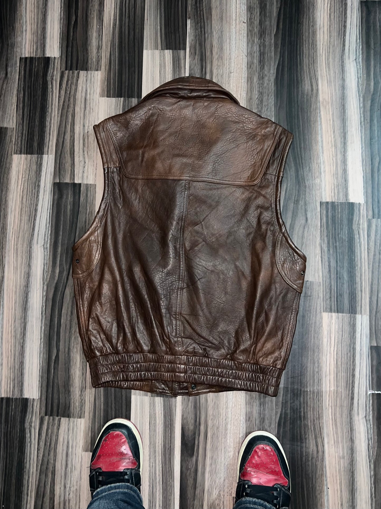 Z Super Premium Original Leather HALF JACKET (L)