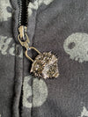 Ed Hardy x Kuromi Zip-Up Hoodie W/ Rhine stones Women's (S)