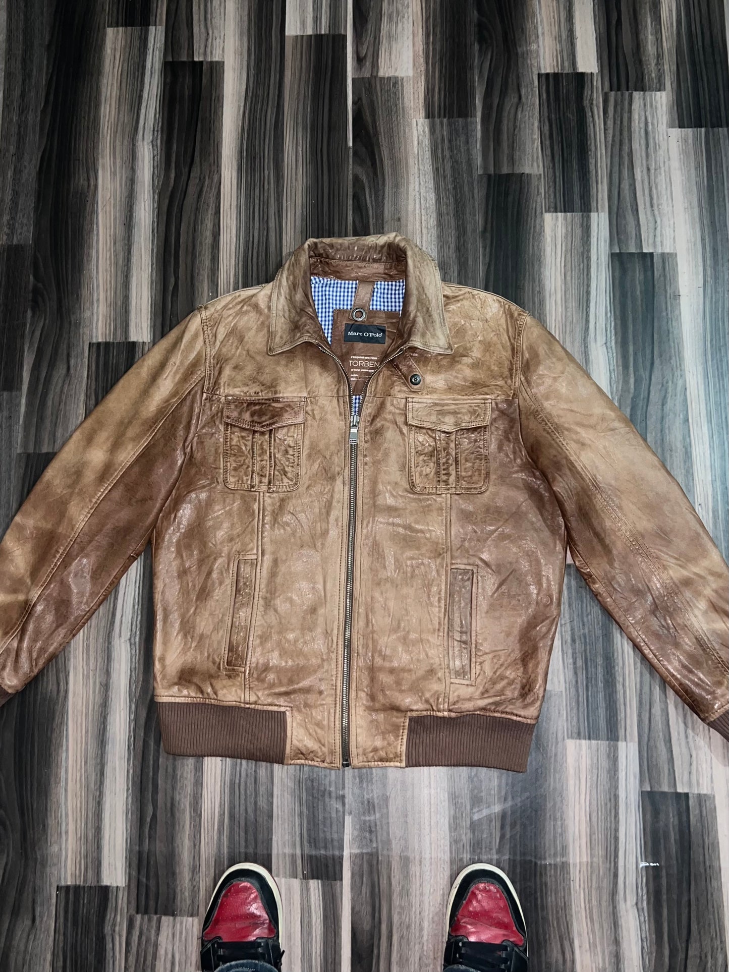 ZMARC O POLO Original Leather Jacket (XL/2XL