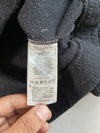 Adidas Originals Black Sherpa Fleece Hoodie – Embroidered Trefoil (XL)