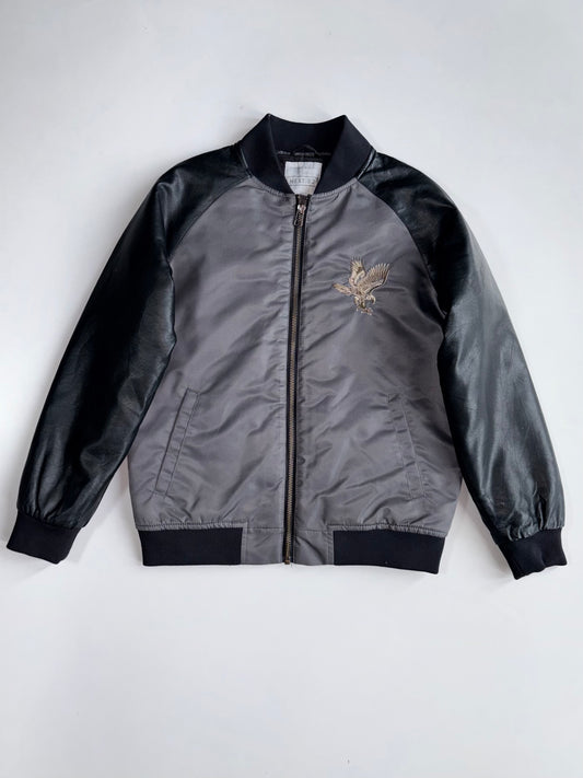 !                       Vintage Super Premium Original Varsity Jacket W/ Leather Sleeve (XS)