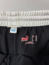 Puma #5 Football Shorts – Black/White, Red Drawstring (W:34) (L:17)