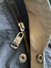 Vintage Polo by Ralph Lauren Charcoal Hooded Windbreaker Jacket with Tan Lining(Xl/2Xl)