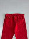 Vintage Levi’s 501 Red Denim (W:32|L:39)