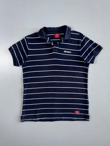 Dickies | Striped Pique Polo | Navy/White (S)