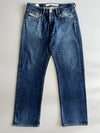 Diesel Industry Denim Division Straight Leg Jeans Blue Wash (W:34) (L:43)