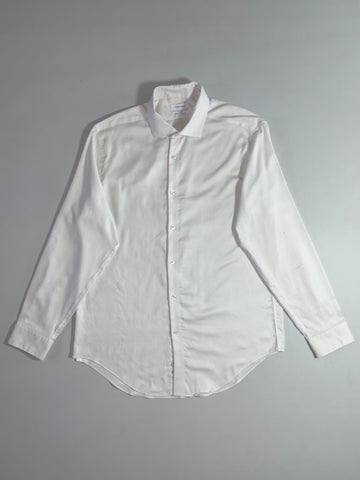 Calvin Klein Slim Fit White Dress Shirt (M)