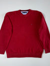 Tommy Hilfiger | Red Classic Crew Neck Knit | (XL)